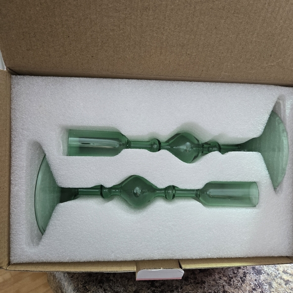 Poketo glass candlestick holder - Picture 2 of 3